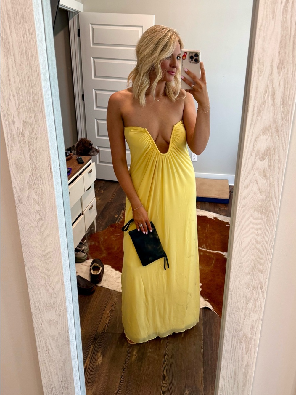 Viral TikTok yellow dress